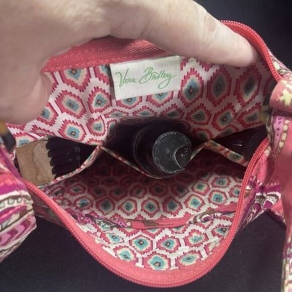 Vera Bradley Hipster Pick/Orange Floral Pattern. "See Video Below" - Picture 8 of 8